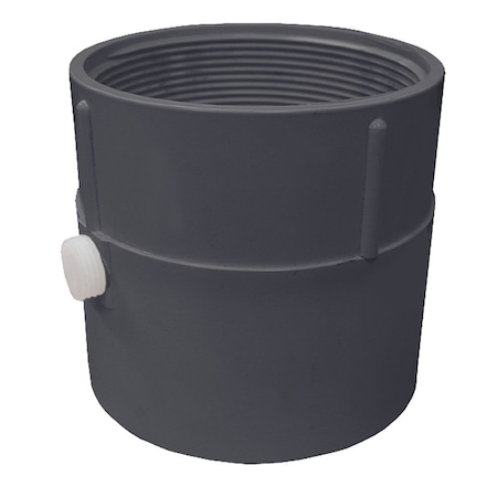Jones Stephens 4in. PVC Pipe Fit Drain Base with Primer Tap, for 4in. Spud D52453